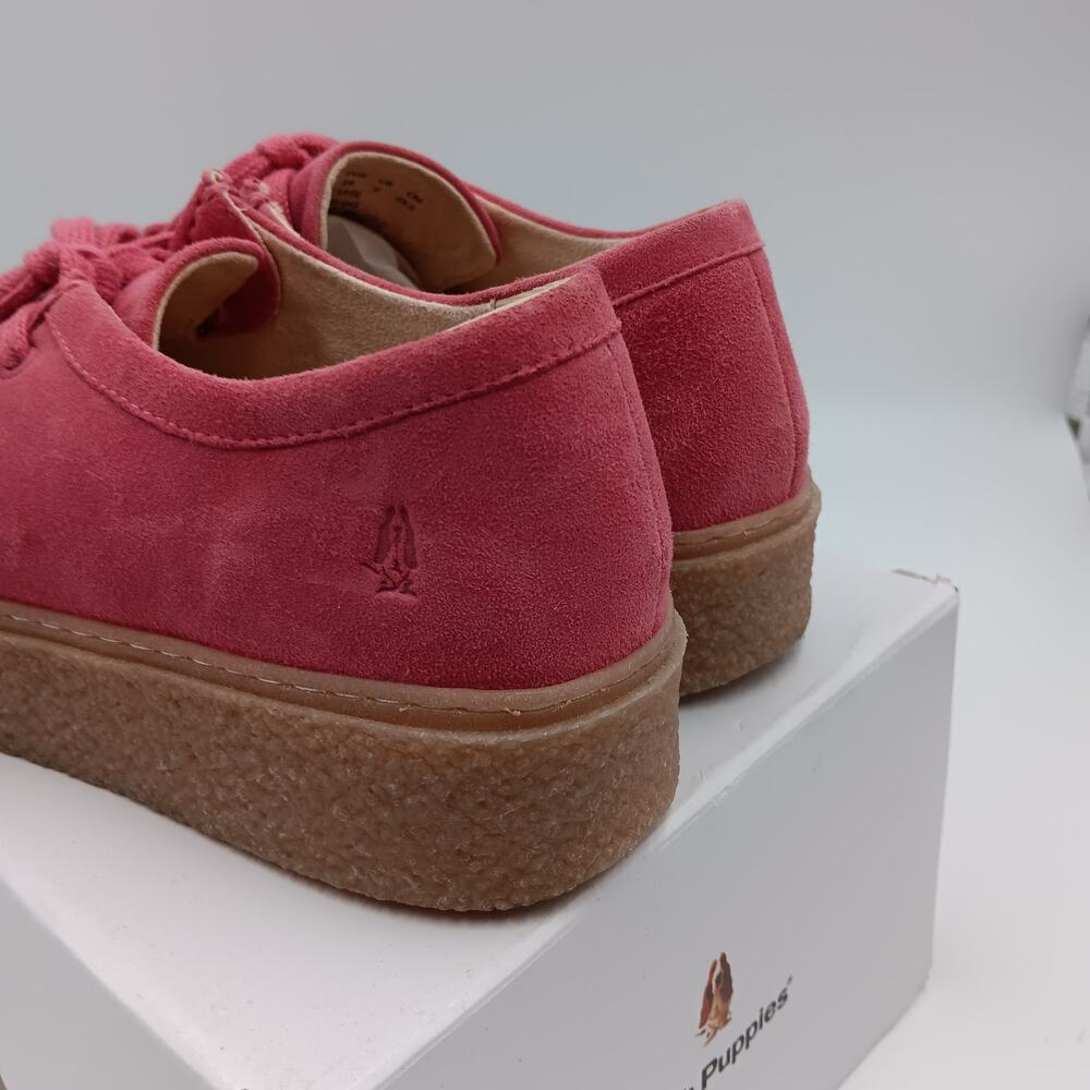 HUSP PUPPIES Bridget Pink Lemonade Suede Crepe Sole - Size 8 - Picture 6 of 14